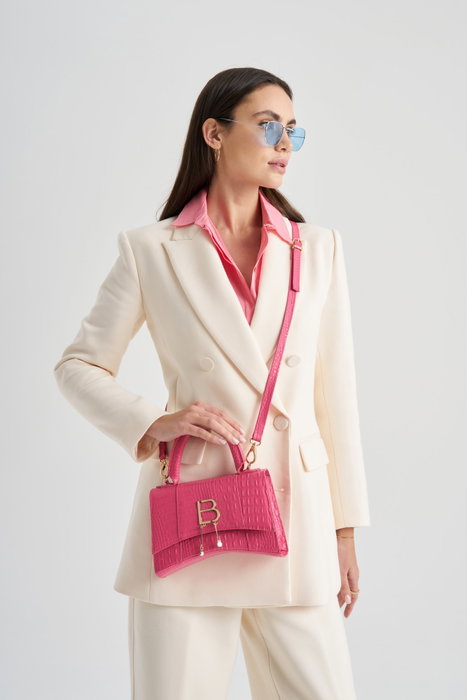 Lucky Bees Bolso de Mano Rosa